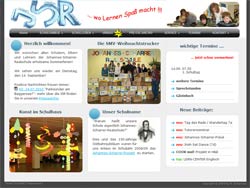 Screenshot der alten Homepage 2009